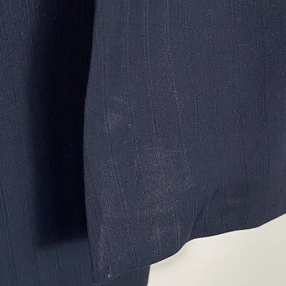 Armani Collezioni Vertical Stripe 2 Button Blazer Size 38S - Picture 2 of 12
